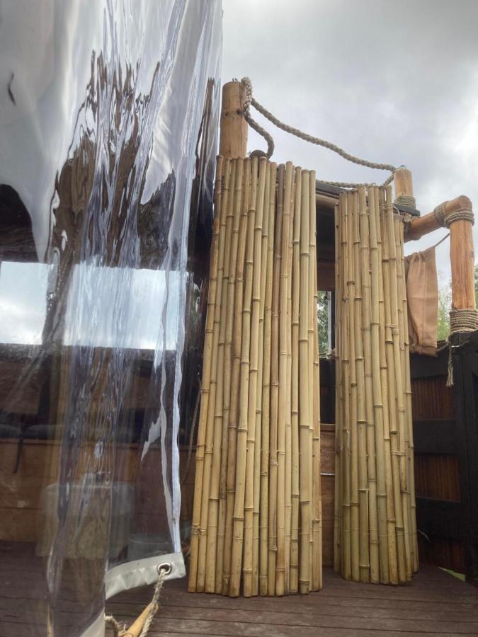 Das Naturfloss - Biberspur Brandenburg  Exterior foto