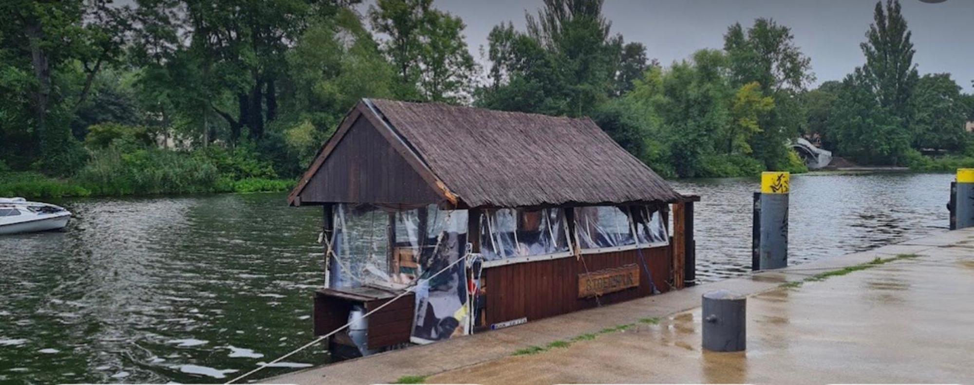 Das Naturfloss - Biberspur Brandenburg  Exterior foto